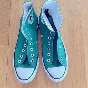 Green High Top Converse